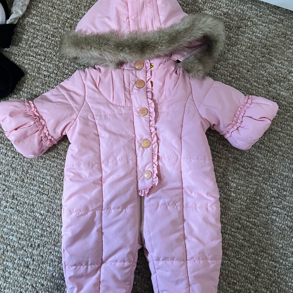 Juicy couture baby girl snowsuit 0-3 months